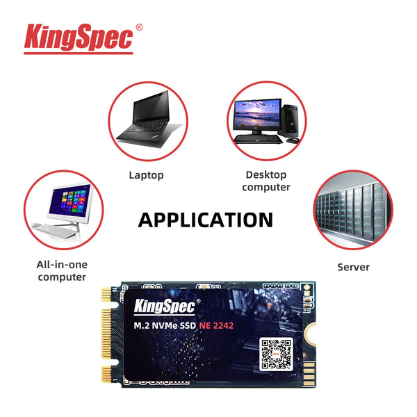 KingSpec m.2 SSD 2242 64GB 128GB 256gb 512gb, 2242mm NGFF SSD M2 SATA