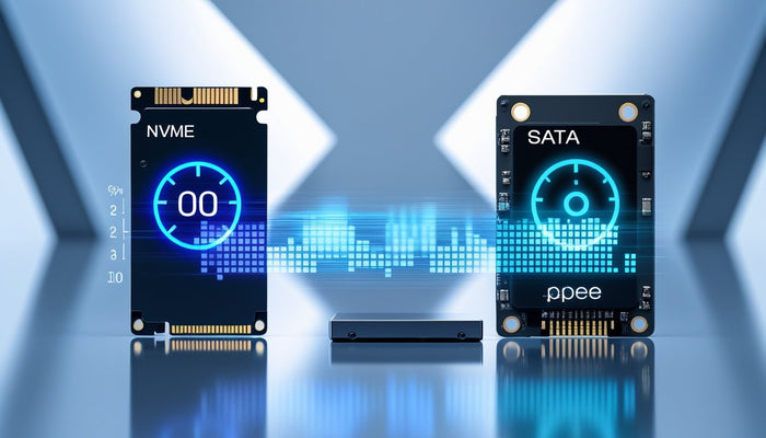 NVMe and SATA SSD interface comparison