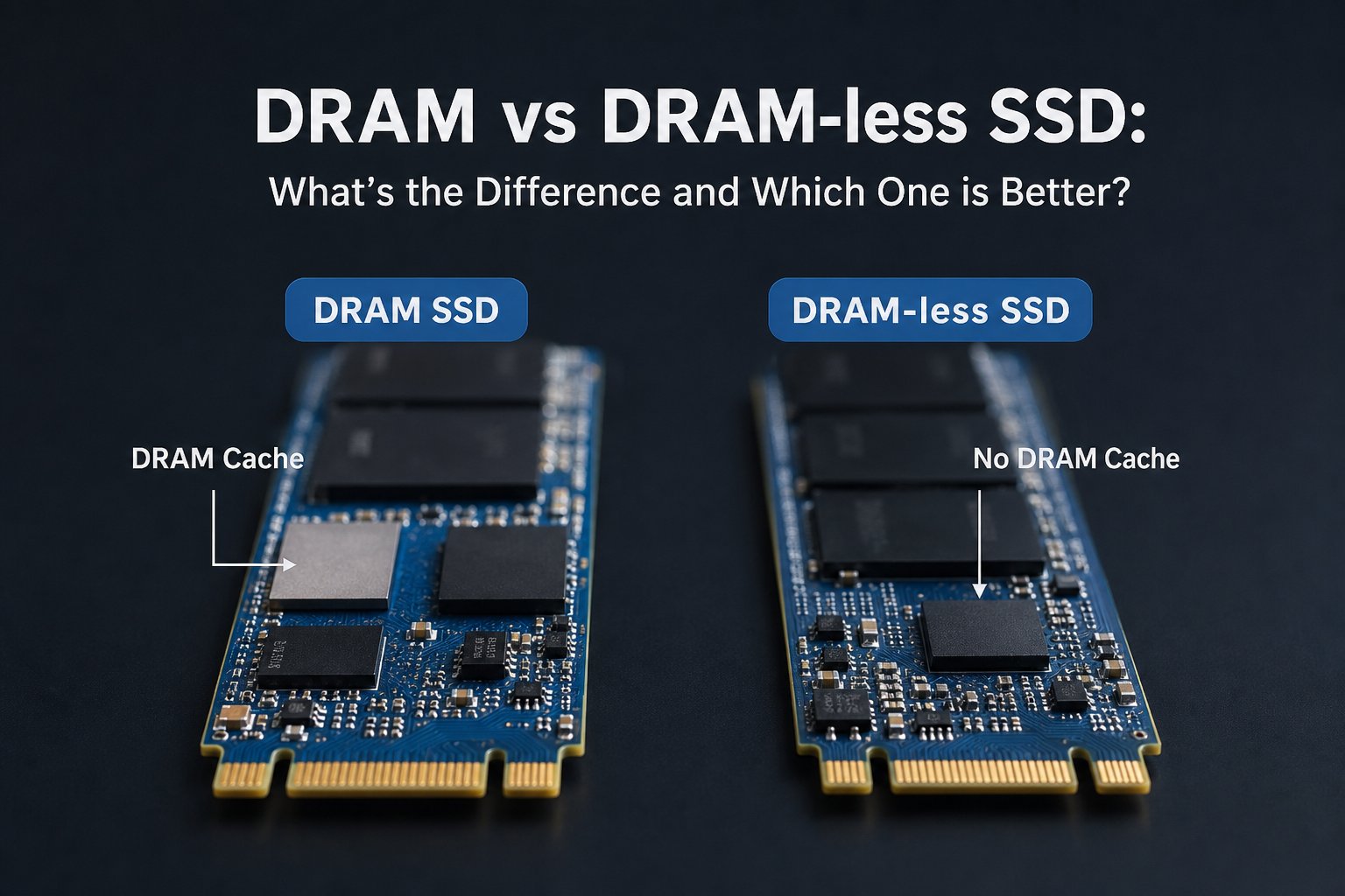 KingSpec DRAM and DRAM-less SSD guide