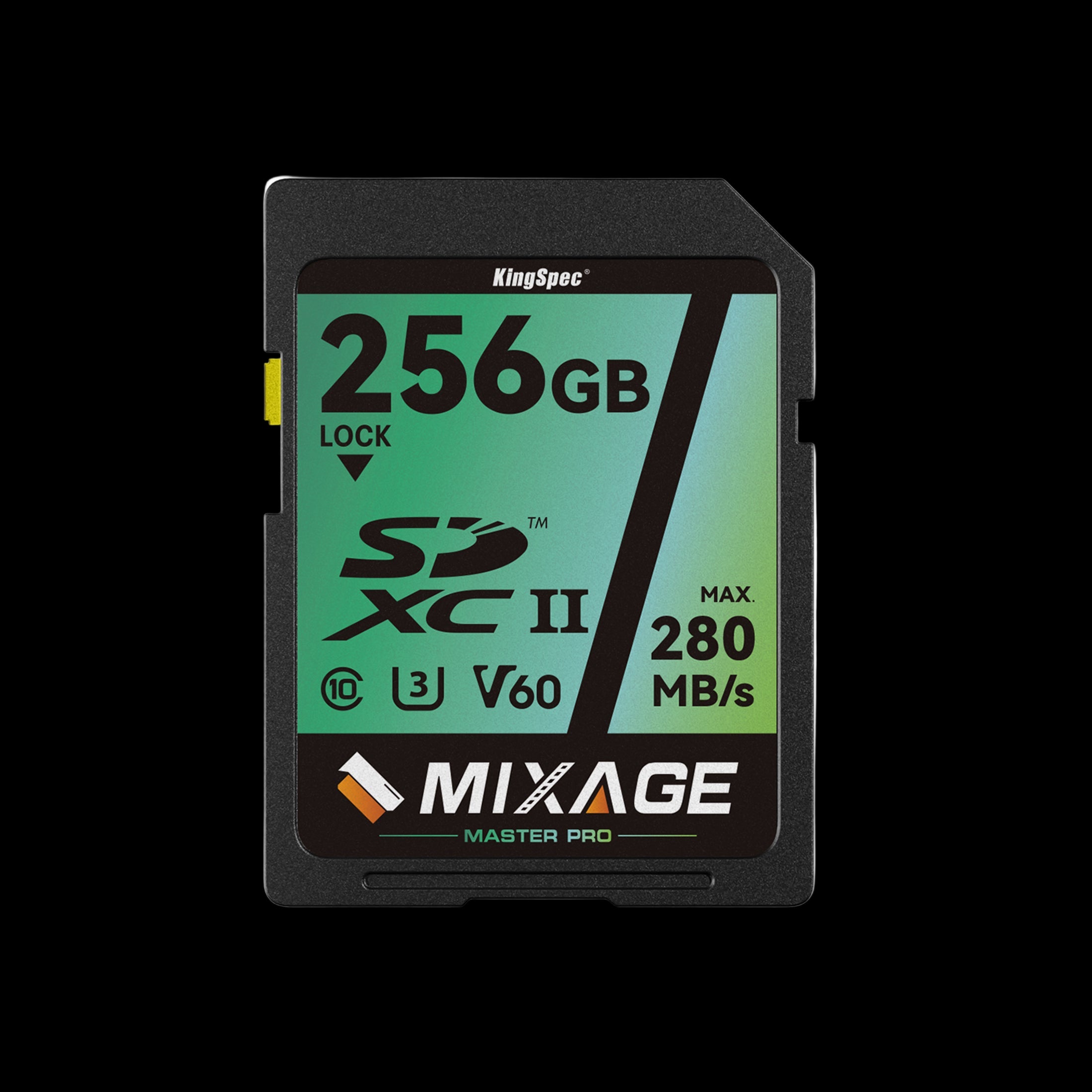 KingSpec Mixage SD Card SDXC UHS-II U3 V60 for 4K high frame rate 6K video