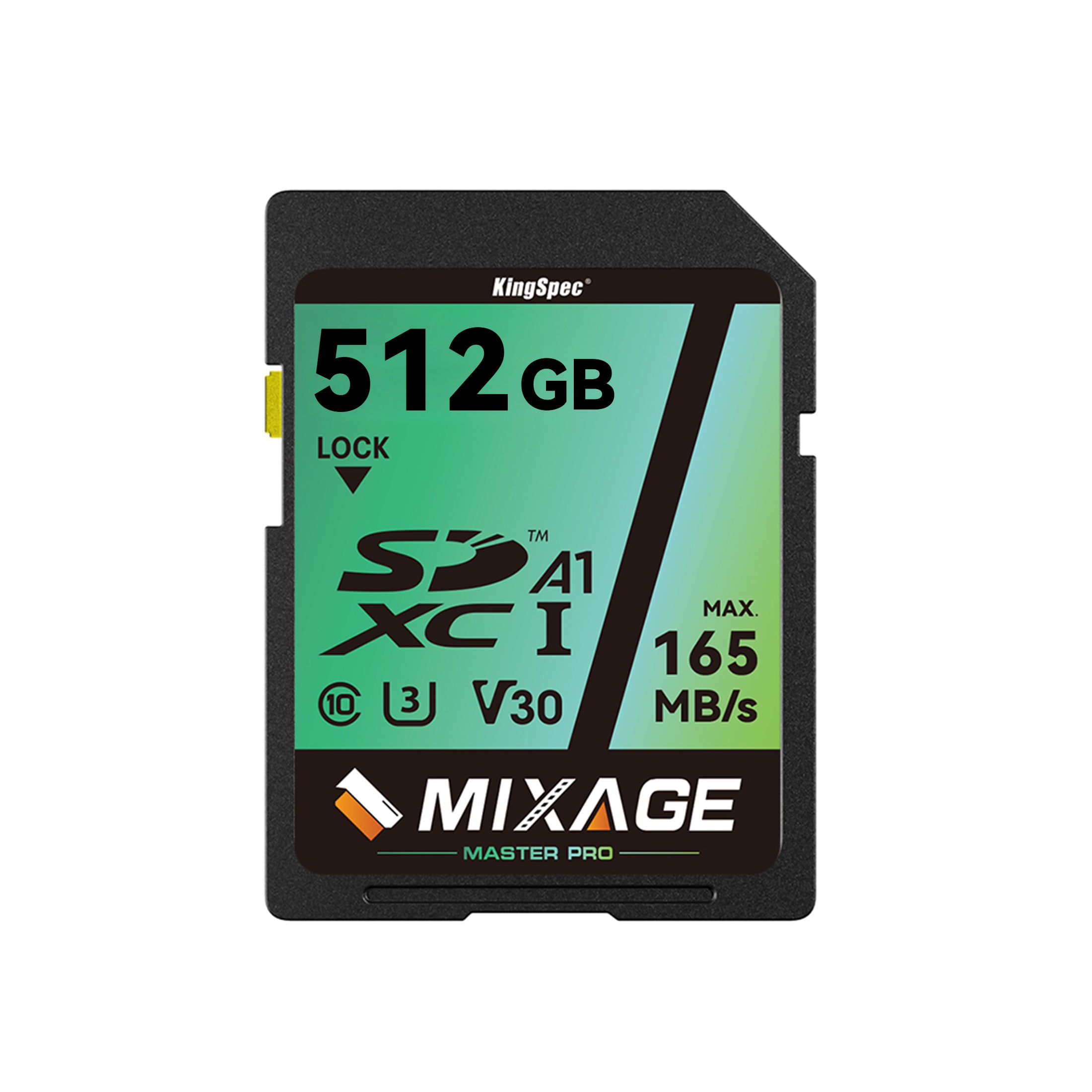 KingSpec Mixage SD card SDXC UHS-I U3 V30
