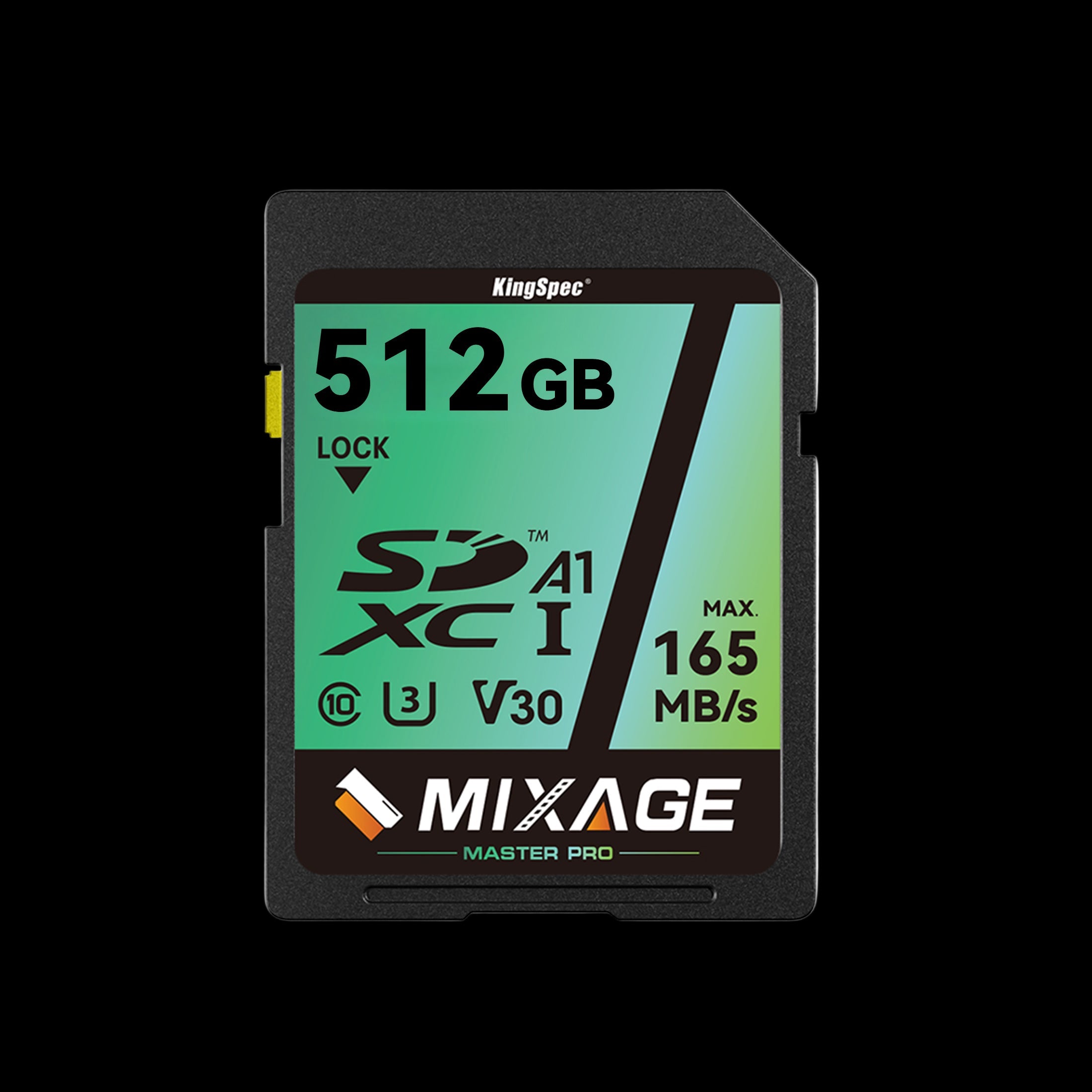 KingSpec SD card SDXC UHS-I U3 V30 for DSLR and mirrorless cameras