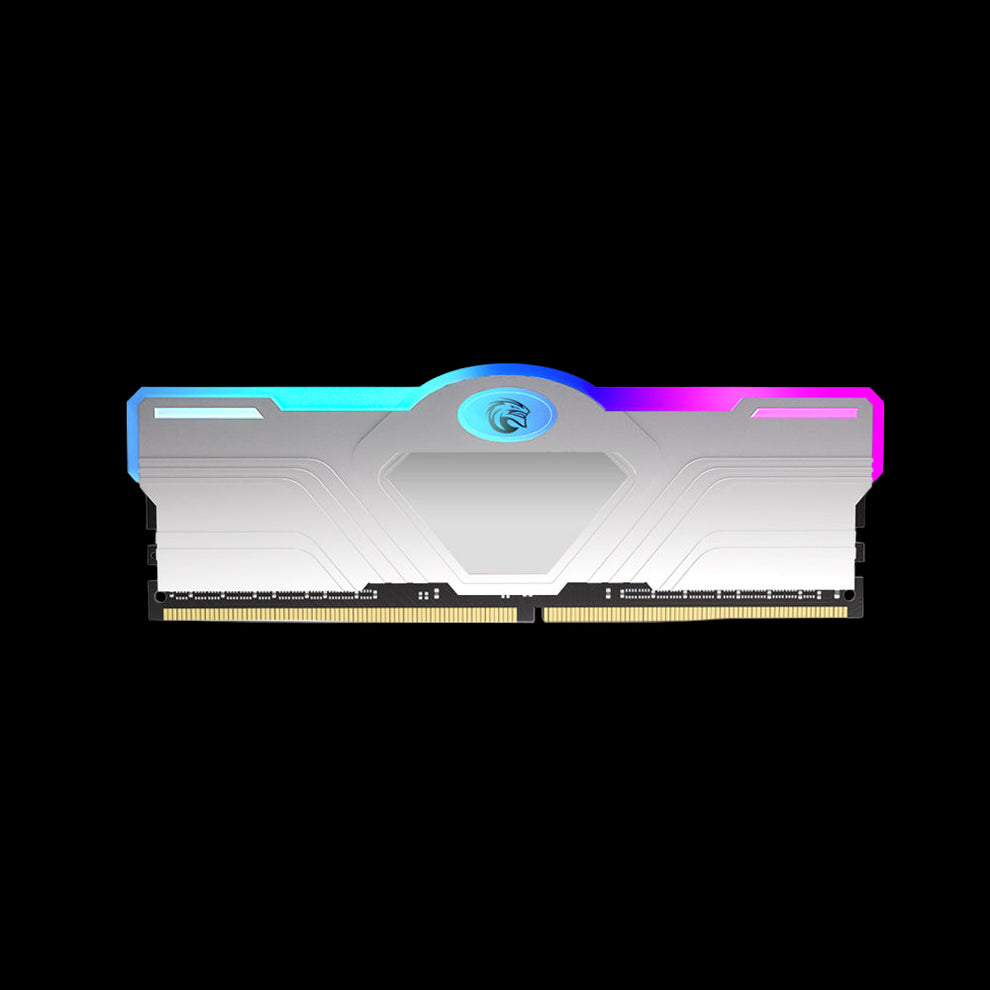 DDR4 RAM Memory Silver with RGB lights