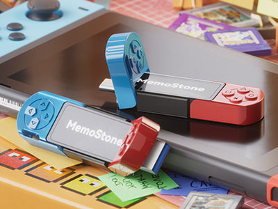 KingSpec US201 portable external SSD shaped like a game controller