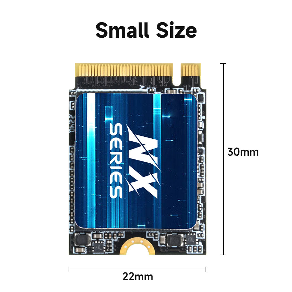  KingSpec 256GB M.2 2230 SSD, M2 NVMe SSD Gen3x4 - Read