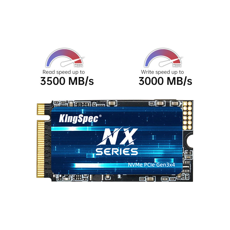 SSD M.2 NVME PCle Gen 3×4, NVMe 1.3 KingSpec 1To NX-1TB (2230